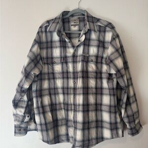 Plaid Button-Up Shirt